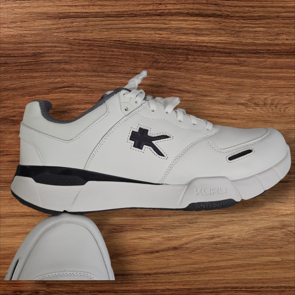 KURU Men's Kinetic 2.0 Size 11.5 Wide White Sneakers - Picture 8 of 11